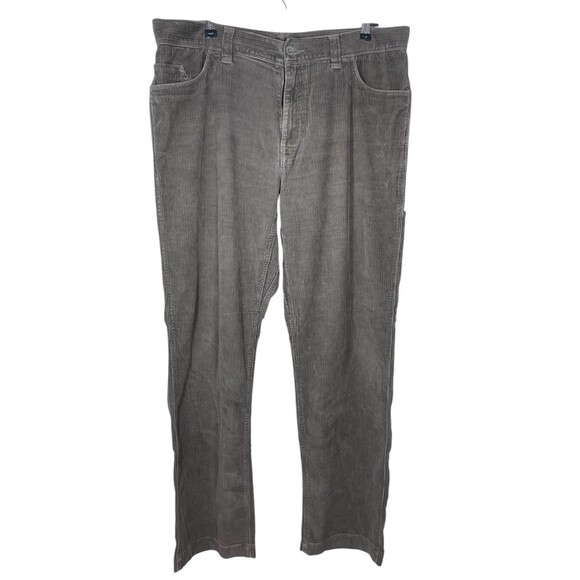 The North Face Chino Pants Mens 36x32 Brown Corduroy Straight Baggy‎ Relaxed - Picture 1 of 13